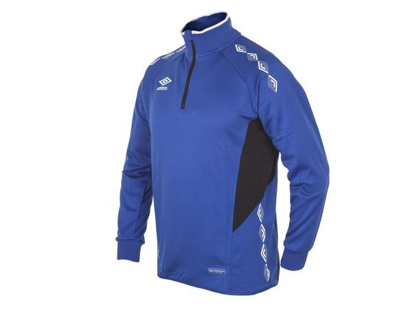 UMBRO UX-1 Half Zip Blå/Hvit 3XL Treningsgenser med glidelås 